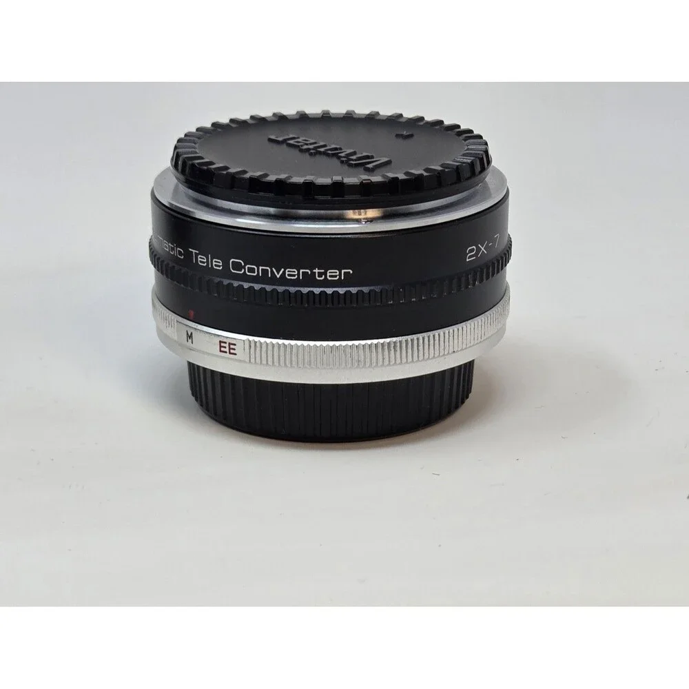 Vivitar Automatic Tele Converter 2X-7 Konica AR Mount Caps Case Japan‎